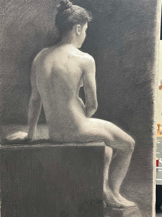 Nude model from life